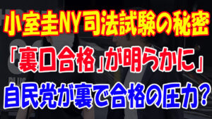 小室圭さん「裏口合格」😱日本政府がバックアップ？自民党が裏で合格の圧力？