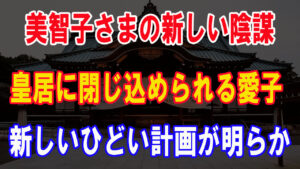 賤民偽皇族が皇統真皇族を追い落とす。将来の天皇は悠仁ｻﾏに決め込んだ美智子前が、直系長子で聡明な敬宮愛子さまを表に出させず、愛子天皇待望の国民の声を何としてでも抑えこもうとしているのが 見え見え。